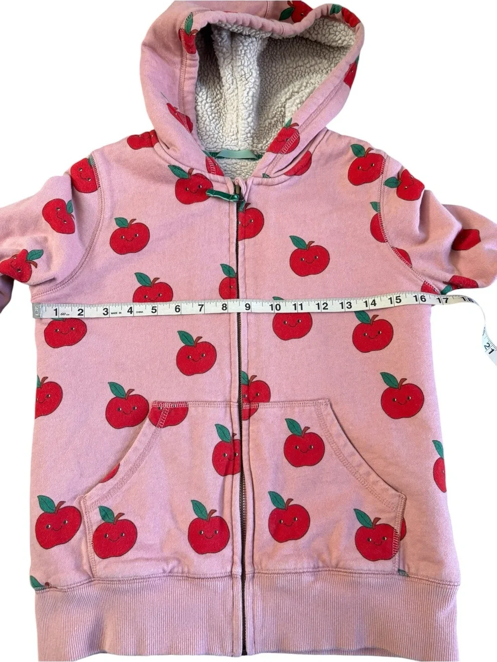 BODEN Pink Apple Print Jacket